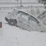 21.01.2023.,Zagvozd - Autocesta A1 izmjedju mjesta Sestanovac i Zagvozd pod snijegom. Photo: Matko Begović/PIXSELL