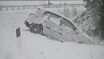 21.01.2023.,Zagvozd - Autocesta A1 izmjedju mjesta Sestanovac i Zagvozd pod snijegom. Photo: Matko Begović/PIXSELL
