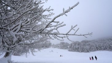 29.01.2023., Begovo Razdolje - Najviše naseljeno mjesto Hrvatske okovano snijegom. Photo: Goran Kovačić/PIXSELL