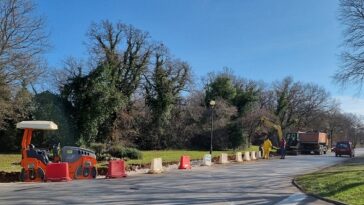 Foto Grad Poreč - Radovi na ulazu u Červar Porat