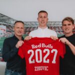 Rocco Žiković potpisao novi ugovor s REd Bullom Salzburg - veljača 2023 - Foto privatni arhiv
