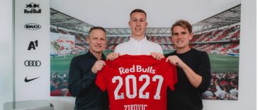 Rocco Žiković potpisao novi ugovor s REd Bullom Salzburg - veljača 2023 - Foto privatni arhiv