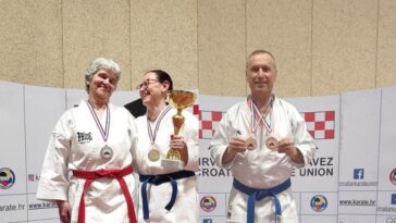 Ursula i Amir - Foto Karate klub Finida Poreč
