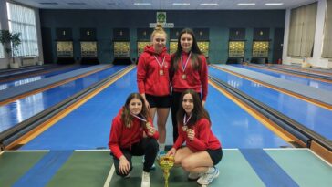 Foto ŽKK Istra Poreč kuglačice nika tea dora nina