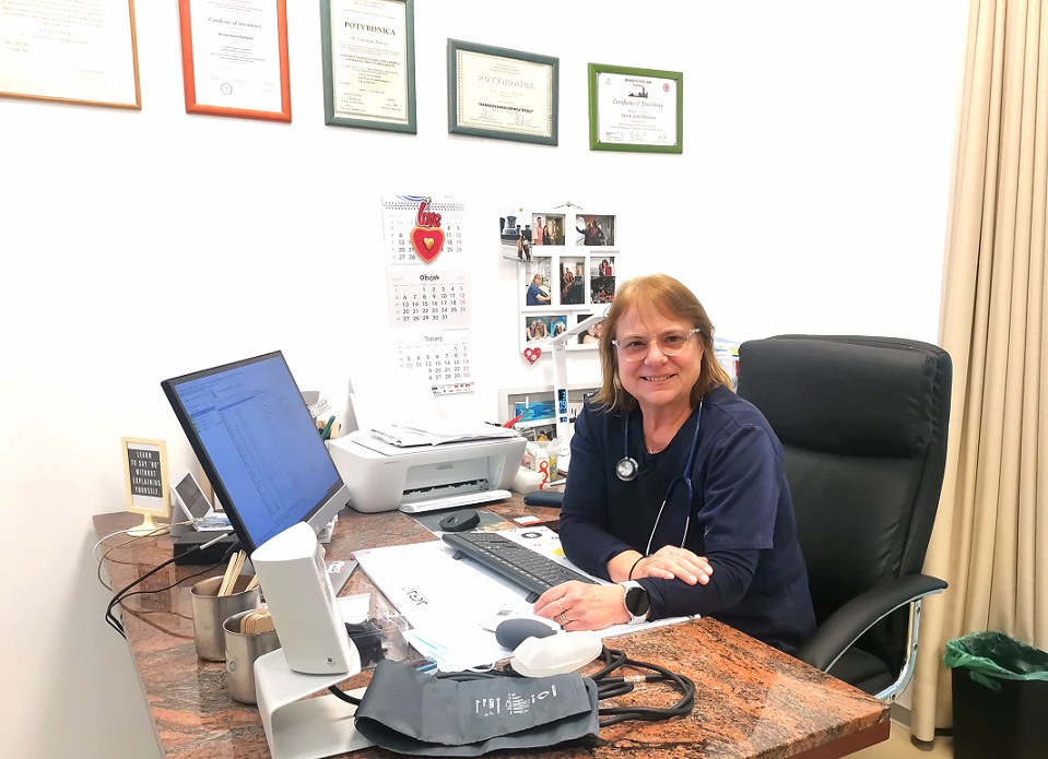 Dr. Vesna Janko Radovan u novoj ordinaciji u dvorani Saline - Foto Tanja Kocijančić