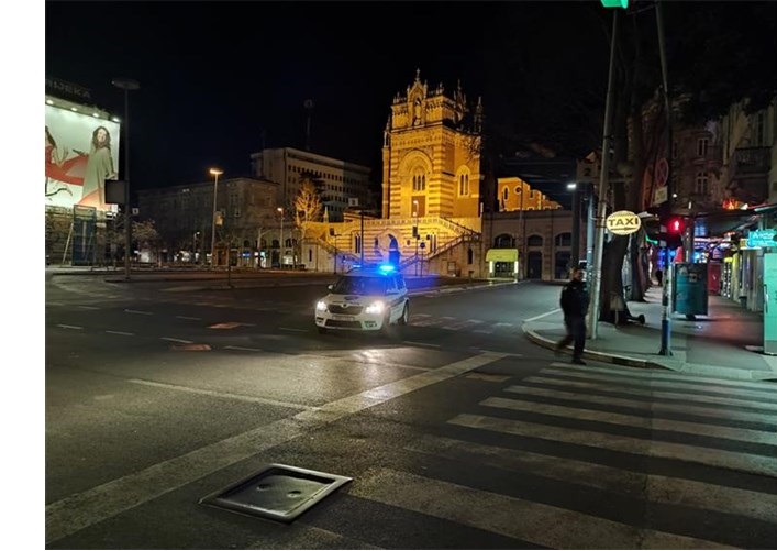 FOTO: PU primorsko-goranska, Stožer CZ Grada Rijeke policija mup