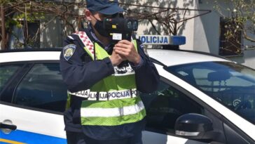 mjerenje brzine Ilustracija - Foto Policijska uprava vukovarsko-srijemska mup mjerenje brzine