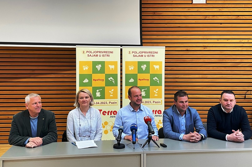 Konferencija za medije - Sajam AgroTerra Istra momić jašić pinzan londero