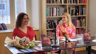 Marilena Dužman i moderatorica Nina Žufić