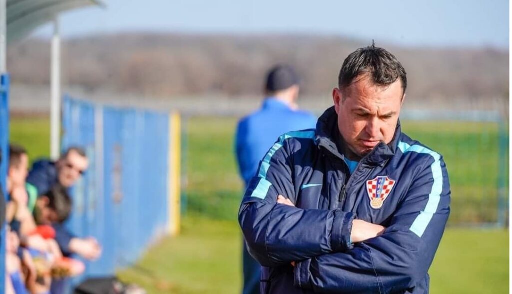 Trener Vjekoslav Dorčić - Foto NK Funtana