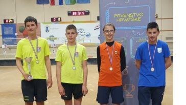 Tian Baričević i Roko Babić - Foto Istarski boćarski savez