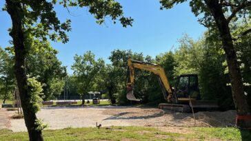 Foto Grad Poreč - Gradi se javna rasvjeta