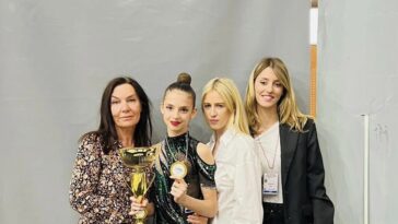 Gresa Ramadani s trenericama - Foto KRSG Poreč