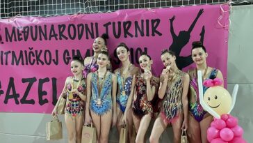 Porečke ritmičarke na Gazela kupu u Puli gimnastičarke