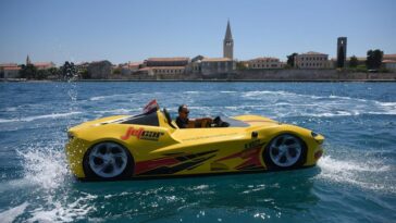 jet car poreč jurilica more