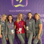 Porečke gimnastičarke s trenericama u Rumunjskoj