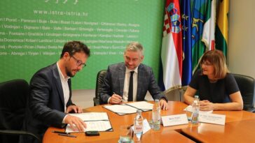 Marinko Rade, Boris Miletić i Gordana Antić - Foto Istarska županija