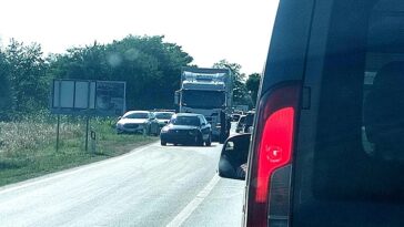 Nesreća nedaleko Varvara - Trostuki sudar - Snimio čitatelj