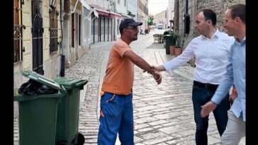 Screenshot - video Usluga Poreč radnici čistoća smetlari loris maleš