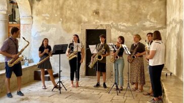 Ansambl mladih saksofonista iz Hrvatske i Slovenije