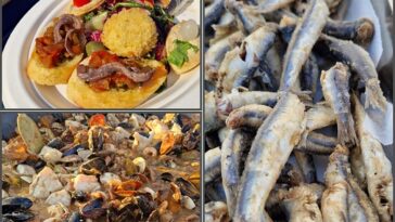 Vrsar - Foto TZ Vrsar - Ribarska fešta arhiv hrana morske delicije ribe brodet školjke sardele