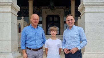 Zoran Jendrašić, David Nicoletti i Loris PEršurić - foto Grad Poreč