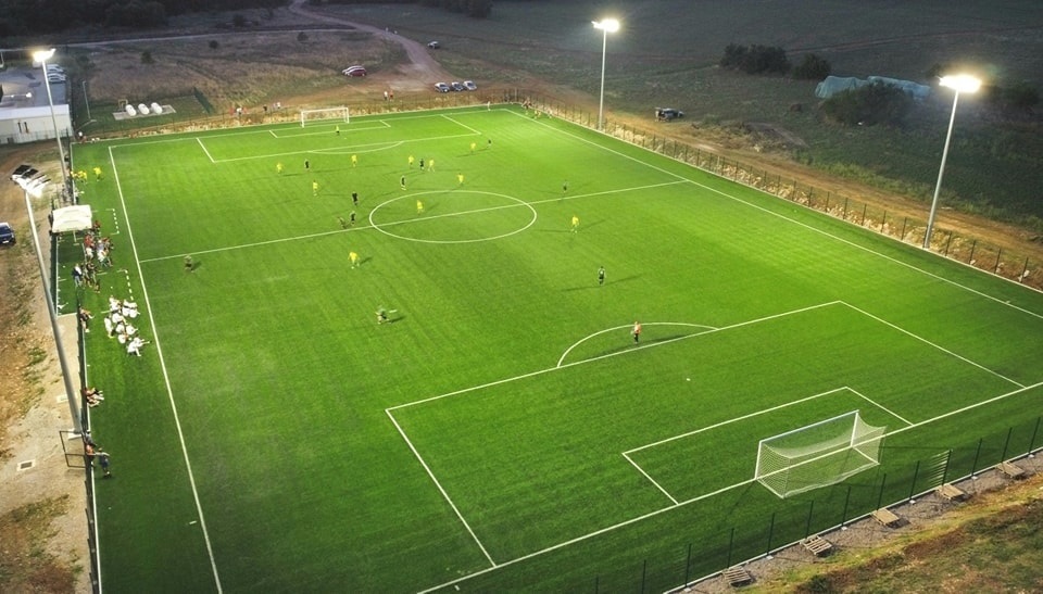 Nogometno igralište u Vinežu - Foto Valter Glavičić Facebook