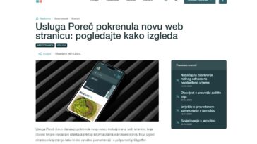 usluga poreč nova web stranica