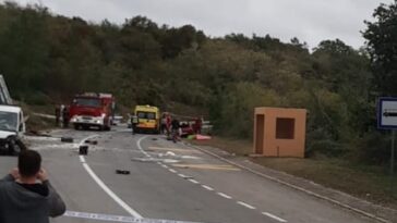 Prometna nesreća u Šuranima - Snimio čitatelj