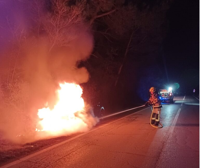 Foto DVD Bale požar vozila auto cesta nesreća