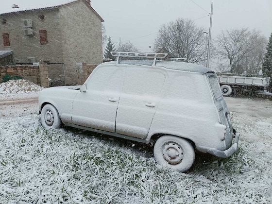 Kaštelir - Foto Igor Kocijančić snijeg snježna idila 19-1-2024