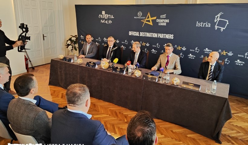 Foto Tanja Kocijančić potpis rukomet sporazum Machineseeker EHF Champions League