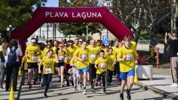 Foto Plava laguna utrka trčanje sportaši polumaraton