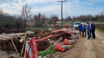 Foto Grad Poreč - obilazak gradilišta kanalizacije Čuši - Jasenovica radovi gradilište građevina