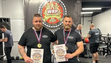 Matej Bičvić i Ian Ryšlavy powerlifting