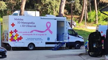 Mobilni mamograf u Poreču - Foto Tanja Kocijančić