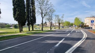 poreč novo raskrižje cesta obrtnički partizanska