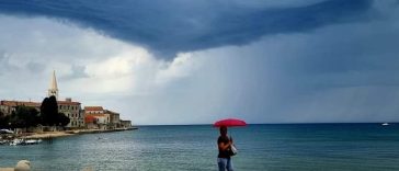 Kišni Poreč - Foto Marinela Žiković kiša oblaci