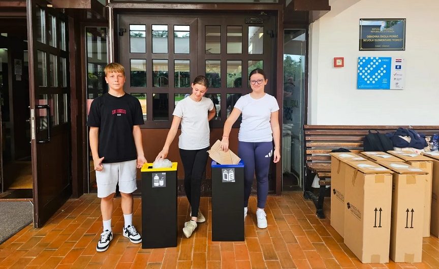 Usluga Usluga Poreč podijelila školama spremnike za pravilno razvrstavanje ...