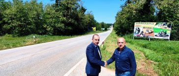 Dionica od Tara do Bašarinke koja će se obnoviti - Foto Tanja Kocijančić