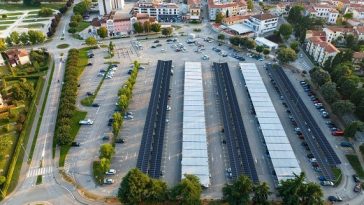 Solarna elektrana na Velikom parkiralištu u Poreču