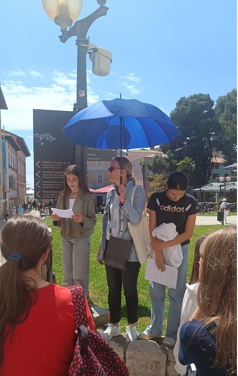 Foto OŠ Finida Poreč - Daroviti učenici kao turistički vodiči