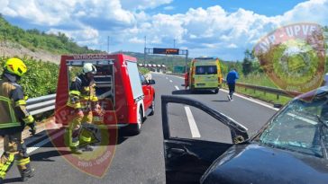 Foto Vatrogasci Umag - Nesreća na ulazu na Istarski ipsilon