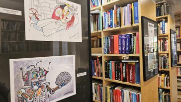Izložba karikatura u porečkoj knjižnici
