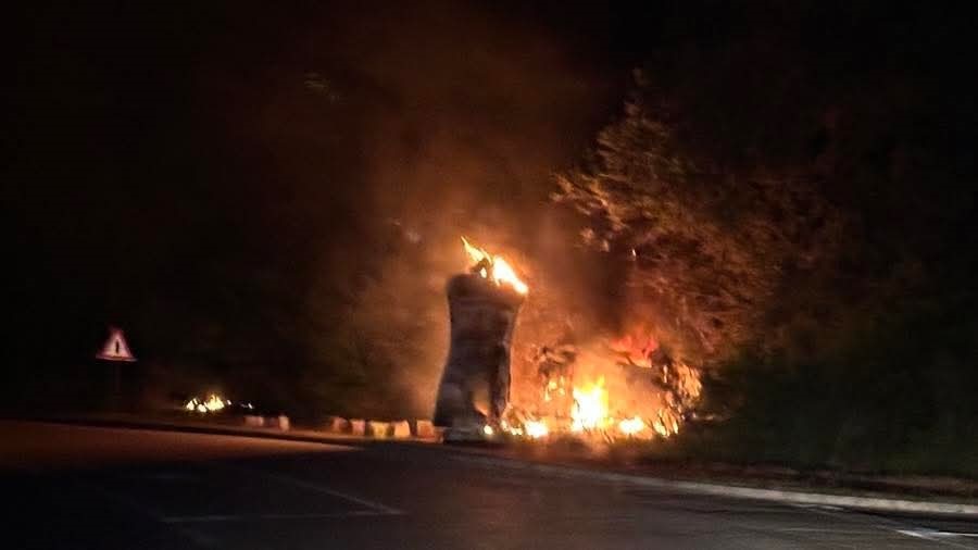 Foto Javna vatrogasna postrojba Pula - Požar vozila kod Peroja