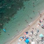 poreč plaža more kupači turizam