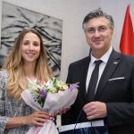 Foto Ured predsjednika Vlade RH - Ivana Dojkić na prijemu kod premijera Plenkovića
