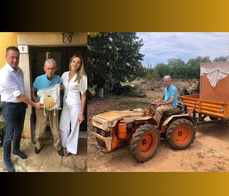 Foto: Općina Kaštelir-Labinci - Feručko Jugovac s Đulijanom Petrovićem i Lindom Grebac