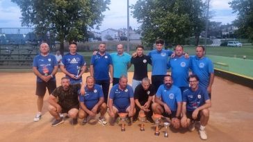 Svi sudionici boćarskog turnira sv. bernardo u Funtani 23-8-2025