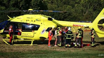 prometna nesreća bale helokopter hitna pomoć